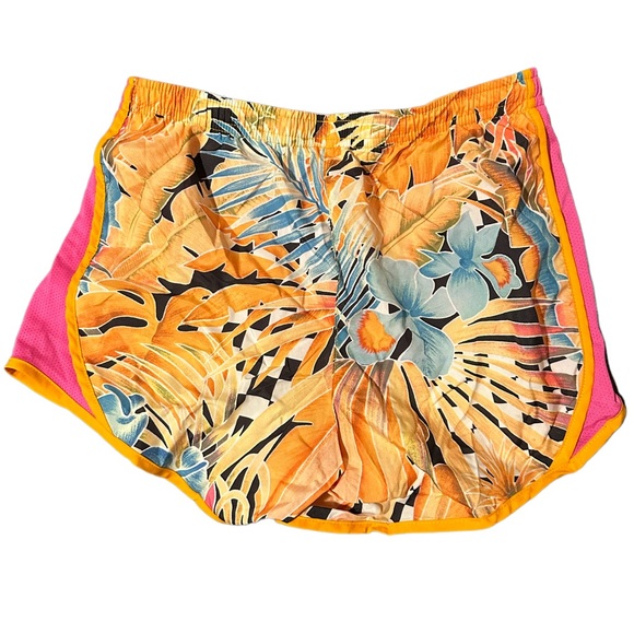 Nike Dry Girls Large Running Shorts Orange Athletic Training Dri-fit Av6378 - Picture 2 of 4